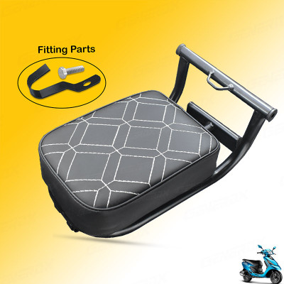 Generox Premium Foldable Baby/Child Seat for Scooty Single Bike Seat Cover For TVS Streak