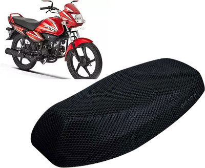Lakshmina Enterprises 2XL-021 Free Size 3D Motorcycle/Bike Seat Cover Breathable Mesh Net Cushion Single Bike Seat Cover For Hero Splendor NXG