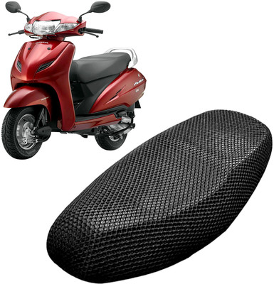 Lakshmina Enterprises A 3D Free Size Bike/Scooty Seat Cover Very Soft Net Mesh Fabric and Smooth Single Bike Seat Cover For Honda Activa 125