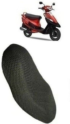 AUTOGLICH New-cool-mesh-a-068 Single Bike Seat Cover For TVS Universal For Bike