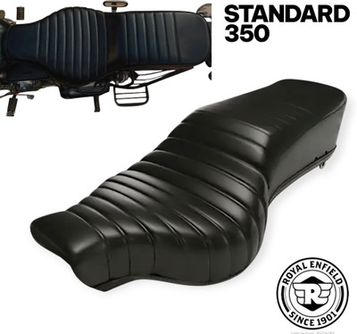 RED ALIENS Long Seat Cover, Electra| Standard| 350/500 ,BLACK B4 Cover For Royal Enfield Split Bike Seat Cover For Royal Enfield Electra