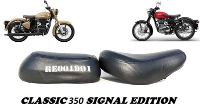 AUTOLEOPARD CLASSIC 350 NEW SIGNAL BS6 Split Bike Seat Cover For Royal Enfield Classic 350