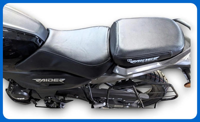carbox Cover-Seat Cover-BOOOOB-1256 Split Bike Seat Cover For TVS Raider 125
