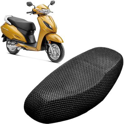 Lakshmina Enterprises L 3D Free Size Bike/Scooty Seat Cover Very Soft Net Mesh Fabric and Smooth Single Bike Seat Cover For Honda Activa 125