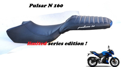 AUTOLEOPARD PULSAR N 160 REAR BLUE BIKE SEAT COVER Split Bike Seat Cover For Bajaj Pulsar