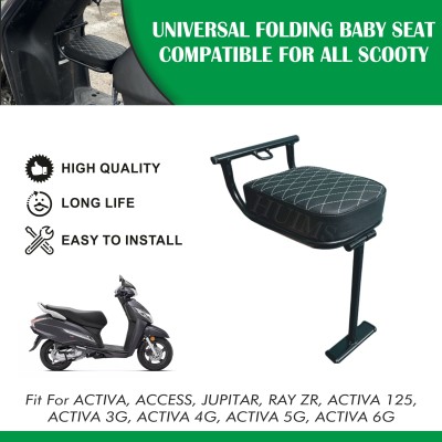 Huims Bast Quality Baby seater for all scooty Single Bike Seat Cover For Honda, TVS, Suzuki Access, Access 125, Activa 125, Activa 4G, Jupiter