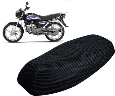 Lakshmina Enterprises 2XL-024 Free Size 3D Motorcycle/Bike Seat Cover Breathable Mesh Net Cushion Single Bike Seat Cover For TVS Star