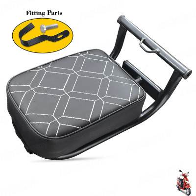 Generox Foldable Child Seat For Scooty Single Bike Seat Cover For Mahindra Duro DZ
