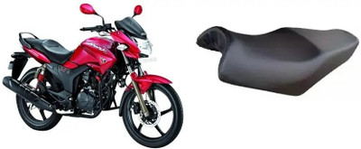 carbox Removable & Washable PU Leather Waterproof (Black)-G-1U8_abc Single Bike Seat Cover For Hero Hunk