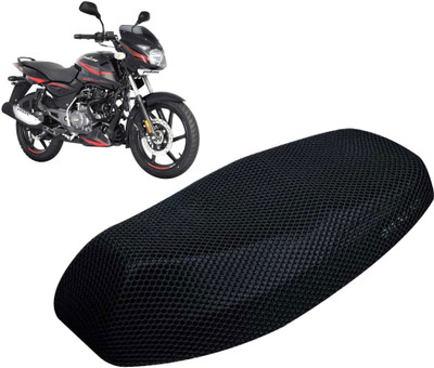 Lakshmina Enterprises 2XL-014 Free Size 3D Motorcycle/Bike Seat Cover Breathable Mesh Net Cushion Single Bike Seat Cover For Bajaj Pulsar 135 LS DTS-i