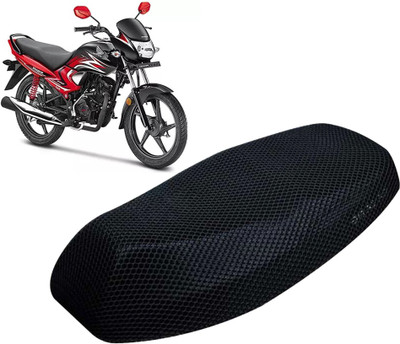 Vtrust 2XL-005 Free Size 3D Motorcycle/Bike Seat Cover Breathable Mesh Net Cushion Single Bike Seat Cover For Hero Glamour