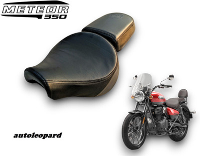 AUTOLEOPARD PULSAR N 160 DOUBLE STITCH BIKE SEAT COVER Split Bike Seat Cover For Royal Enfield Meteor