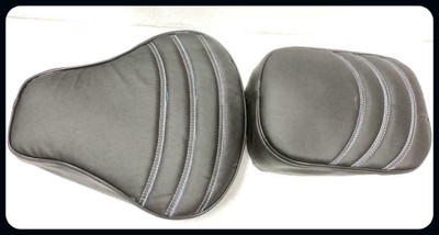 Kohli Bullet Accessorie KBA-eat Cover Front & Rear Black N Single Bike Seat Cover For Royal Enfield Classic 350, Classic