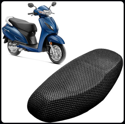 KP8 A-Activa 125 Free Size Bike/Scooty Seat Cover Very Soft Net Mesh Fabric Single Bike Seat Cover For Honda Activa 4G