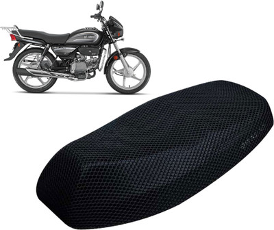 Lakshmina Enterprises 2XL-022 Free Size 3D Motorcycle/Bike Seat Cover Breathable Mesh Net Cushion Single Bike Seat Cover For Hero Splendor Plus