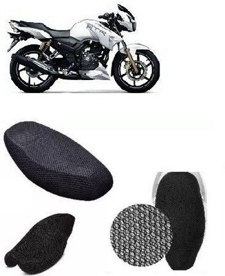 AUTOGLICH New-cool mesh a-173 Single Bike Seat Cover For TVS Apache