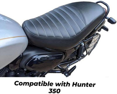 majesticriders Seat Cover Compatible With RE Hunter 350 cc Single Bike Seat Cover For Royal Enfield NA