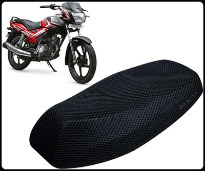 anmol enterprises 2XL-025 Free Size 3D Motorcycle/Bike Seat Cover Breathable Mesh Net Cushion-new Single Bike Seat Cover For TVS Star City