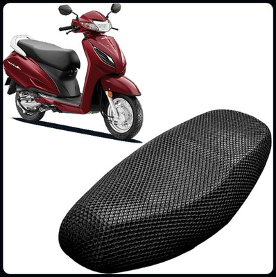 KP8 A-Activa i Free Size Bike/Scooty Seat Cover Very Soft Net Mesh Fabric and Smooth Single Bike Seat Cover For Honda Activa 125