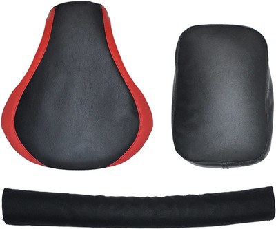Kohli Bullet Accessorie Seat Cover with Back Rest Foam Combo Set for Royal Enfield Classic 350/500cc N Split Bike Seat Cover For Royal Enfield Classic 350, Classic 500