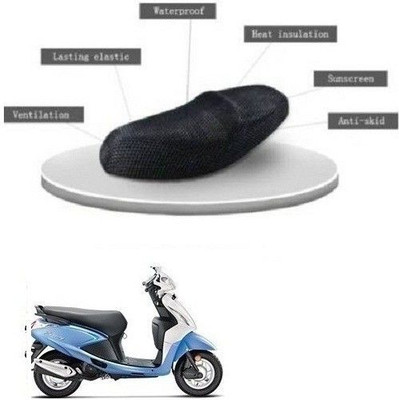 AUTOGLICH New-RAIZEX-COVER-51 Single Bike Seat Cover For Hero Pleasure