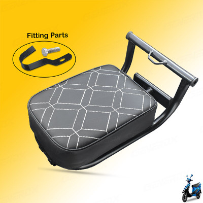 Generox Premium Foldable Baby/Child Seat for Scooty Single Bike Seat Cover For TVS Pep Plus
