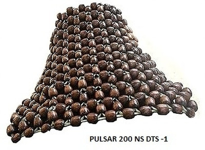 Q1 Beads Wooden cushion Gel pad for all the Bike PULSAR 200 NS DTS _1 Single Bike Seat Cover For Bajaj Pulsar 200 NS DTS-i