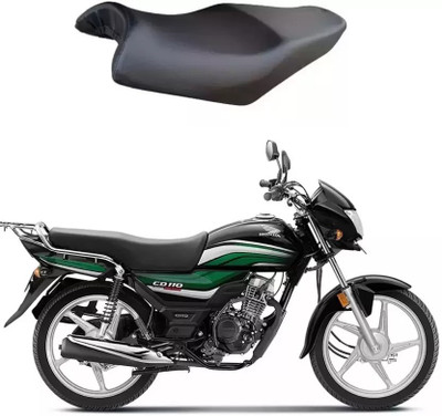 Carbox Enterprises Waterproof Durable Faux Leather Single Bike Seat Cover(HONDA CD 110 ALL MODALS) Single Bike Seat Cover For Honda CD