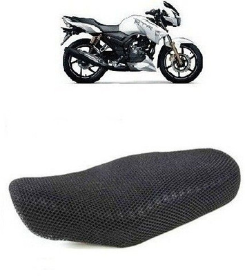 AUTOGLICH New-cool-mesh-a-073 Single Bike Seat Cover For TVS Apache