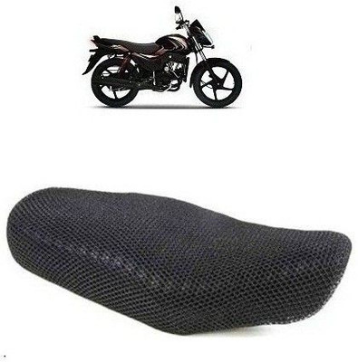 AUTOGLICH New-cool-mesh-a-087 Single Bike Seat Cover For Mahindra Universal For Bike