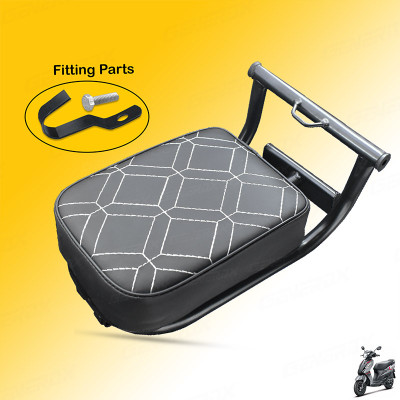 Generox Foldable Baby/Child Safety Seat for Scooty Single Bike Seat Cover For Suzuki Lets