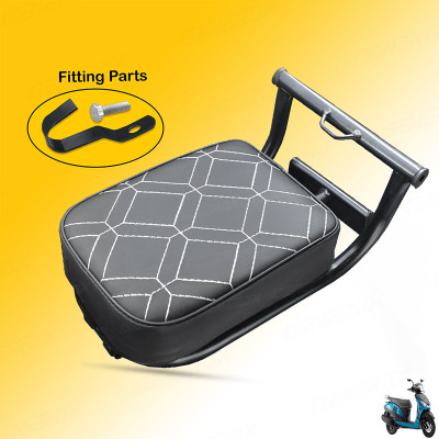 Generox Premium Foldable Baby/Child Seat for Scooty Single Bike Seat Cover For Yamaha Alpha