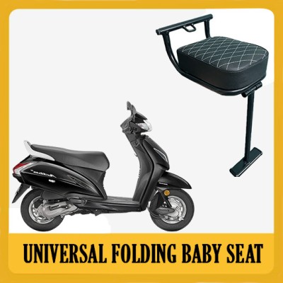 DAZZRIDE Universal Folding Baby Seat Compatible for Activa 5G Single Bike Seat Cover For Hero, Honda, TVS, Suzuki Access, Access 125, Activa, Activa 3G, Activa 4G, Activa 5G, Activa 6G, Activa i, Jupiter