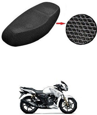 AUTOGLICH New-BLSM-MESH-CVR-A22 Single Bike Seat Cover For TVS Apache