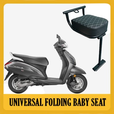 DAZZRIDE DZRD-XE Universal Folding Baby Seat Compatible for Activa 5G Single Bike Seat Cover For Hero, Honda, TVS, Suzuki Access, Access 125, Activa, Activa 3G, Activa 4G, Activa 5G, Activa 6G, Activa i, Jupiter