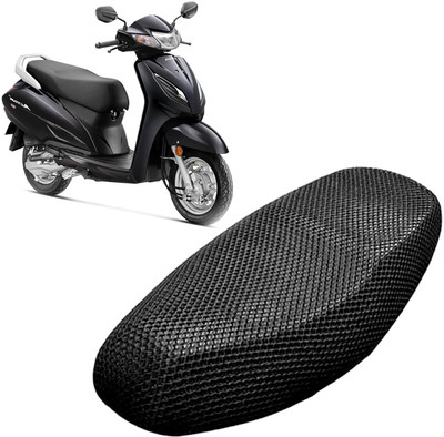 anmol enterprises DDDD 3D Free Size Bike/Scooty Seat Cover Very Soft Net Mesh Fabric and Smooth Single Bike Seat Cover For Honda Activa 125