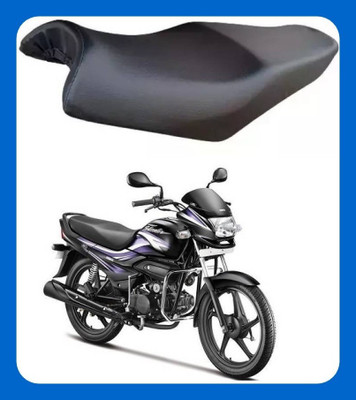 carbox A-Waterproof Durable Faux Leather Black Colour Single Bike Seat Cover For Hero Super Splendor
