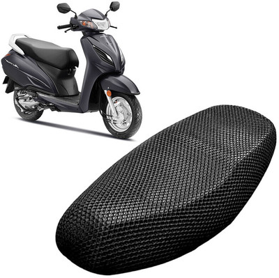 Lakshmina Enterprises KKKK 3D Free Size Bike/Scooty Seat Cover Very Soft Net Mesh Fabric and Smooth Single Bike Seat Cover For Honda Activa 4G