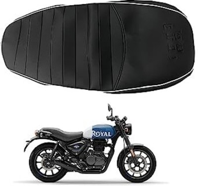 DOLSHACOB Hunter 350 Seat Cover 3 Leather Finish Pack Single Bike Seat Cover For Royal Enfield 350 Twin Spark