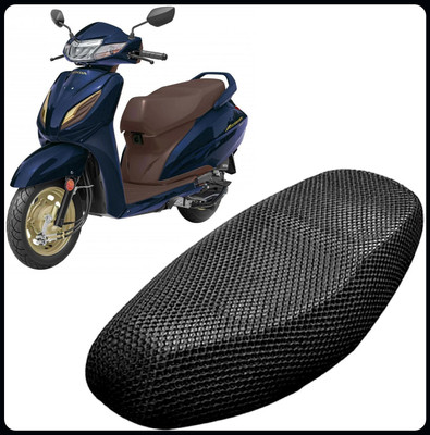 Vtrust A-A 3D Free Size Bike/Scooty Seat Cover Very Soft Net Mesh Fabric and Smooth Single Bike Seat Cover For Honda Activa 6G