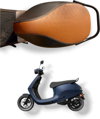 Siddhi Vinayak Trading Ola Electric S1 Gen 1 and Gen 2 Models Cushion Seat Cover PU Leather Single Bike Seat Cover For Ola S1