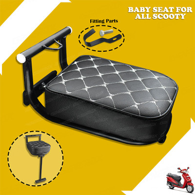 Generox Premium Foldable Baby/Child Seat Single Bike Seat Cover For Hero Duet