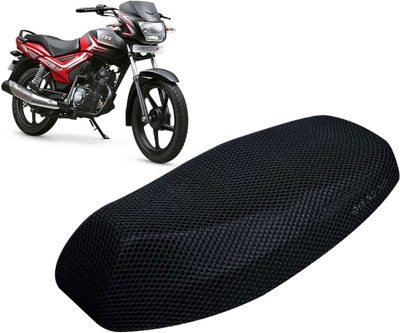 Lakshmina Enterprises 2XL-025 Free Size 3D Motorcycle/Bike Seat Cover Breathable Mesh Net Cushion Single Bike Seat Cover For TVS Star City