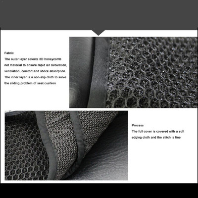 Lakshmina Enterprises 4XL LKM 123 Free Size 3D Scooty Seat Cover Breathable Mesh Net Bike Seat Cover Single Bike Seat Cover For Honda Activa 5G
