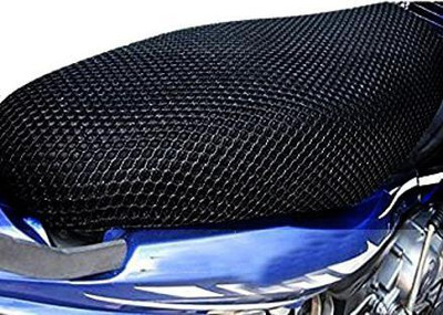 Lakshmina Enterprises 3D Free Size Bike/Scooty/Scooter Seat Cover Breathable Mesh Net Cushion Single Bike Seat Cover For Universal For Bike Gusto