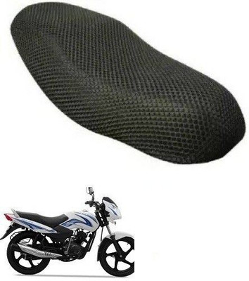 AUTOGLICH New-UNQ-MESH-BSC-A108 Single Bike Seat Cover For TVS Sport
