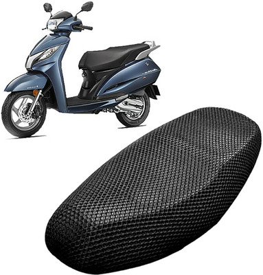 Lakshmina Enterprises I 3D Free Size Bike/Scooty Seat Cover Very Soft Net Mesh Fabric and Smooth Single Bike Seat Cover For Honda Activa 3G
