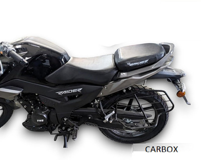 carbox TVS Raider 125 Bike SEAT Cover,Pu Leather,,Water Proof,Black Colour_abc Split Bike Seat Cover For TVS Raider 125