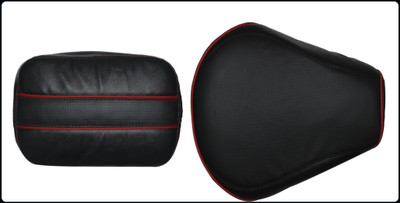 Kohli Bullet Accessorie KBA-Stylish Seat Cover With Extra Foaming Black/Red For Royal Enfield Classic Split Bike Seat Cover For Royal Enfield Classic 350, Classic, Classic 500, Classic Chrome, Classic Desert Storm Kohli Bullet Accessorie KBA-Stylish Seat Cover With Extra Foaming Black/Red For Royal Enfield Classic Split Bike Seat Cover For Royal Enfield Classic 350, Classic, Classic 500, Classic Chrome, Classic Desert Storm
