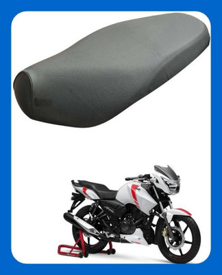 carbox A-Waterproof Durable Faux Leather Single Bike Seat Cover Single Bike Seat Cover For TVS Apache